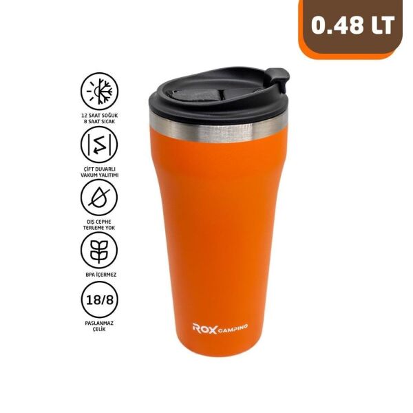 ROX Camping Termos 0.48 Litre - Turuncu (153CAMP0192)