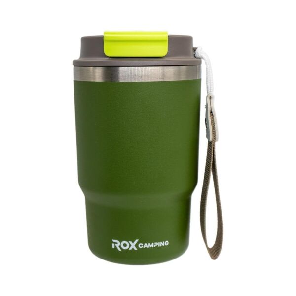 ROX Camping Pipetli Termos 0.48 Litre - Yeşil (153CAMP0194)