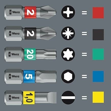 WERA PH3 x 50 mm Yıldız Bits Uç (851/4 IMP DC)
