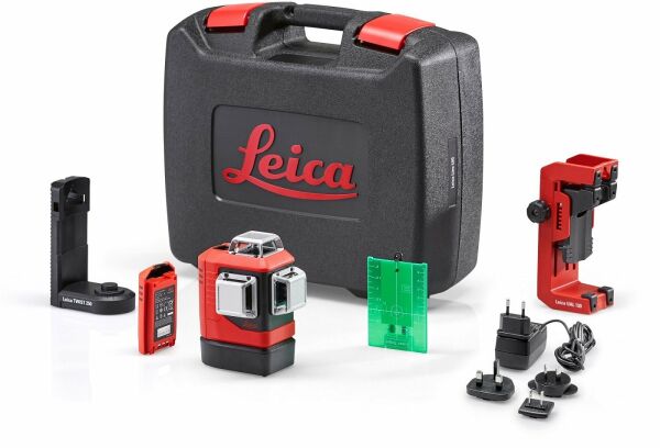 LEICA LINO L6G 3 Eksen 360 Derece Çapraz Çizgili Şarjlı Yeşil Lazer Terazi