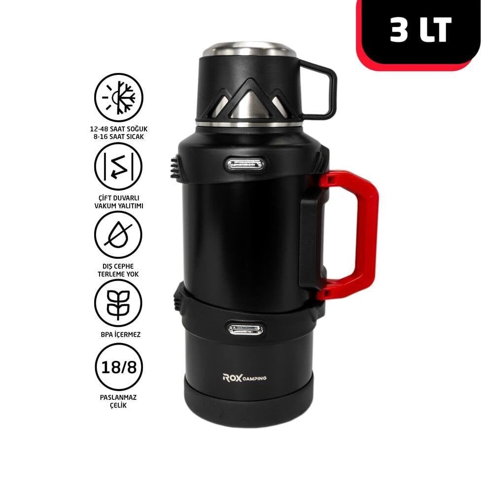 ROX Camping Termos 3 Litre (153CAMP3000)