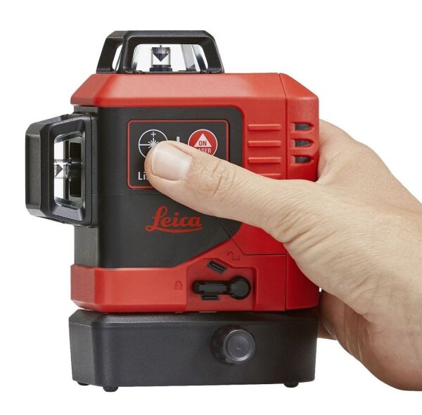 LEICA LINO L6Rs 3 Eksen 360 Derece Çapraz Çizgili Kırmızı Lazer Terazi