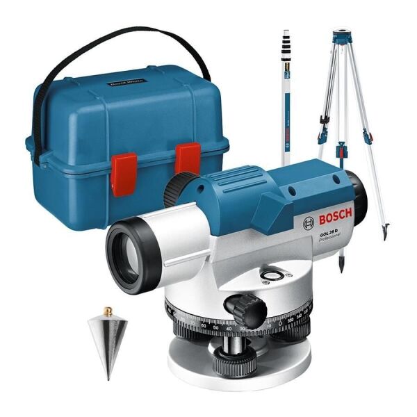 Bosch GOL 26 D + BT 160 + Gr 500 Optik Hizalama - 0601068002