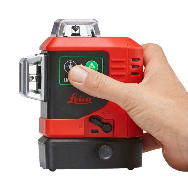 LEICA LINO L6Gs 3 Eksen 360 Derece Çapraz Çizgili Şarjlı Yeşil Lazer Terazi