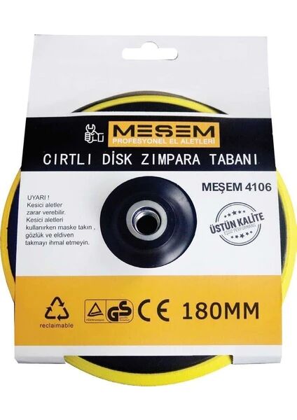 Meşem 4105 Cırtlı Disk Zımpara Tabanı 115mm