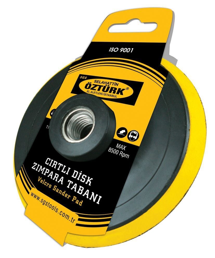 SGS SGS285- Cırtlı Disk Zımpara Tabanı 115mm