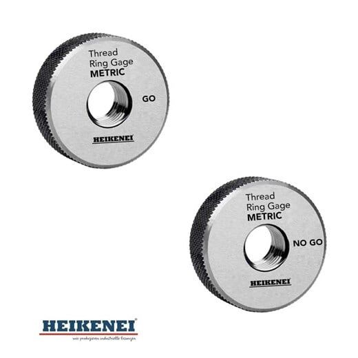 Heikenei Halka Diş Mastar Seti 6G Din13 Metrik İnce Dişi Vida Mastarı Geçer Geçmez
