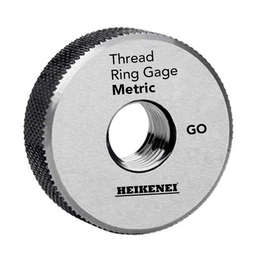 Heikenei Halka Diş Mastar Seti 6G Din13 Metrik İnce Dişi Vida Mastarı Geçer Geçmez