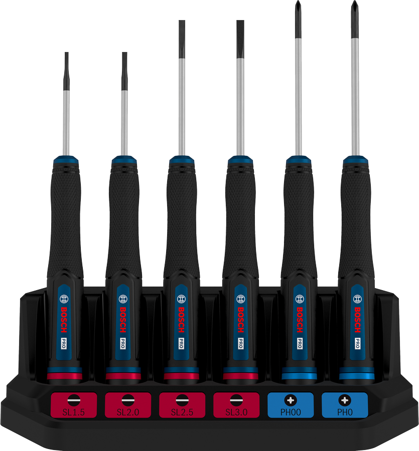 BOSCH PRO Saatçi Hassas Tornavida Seti 6 Parça