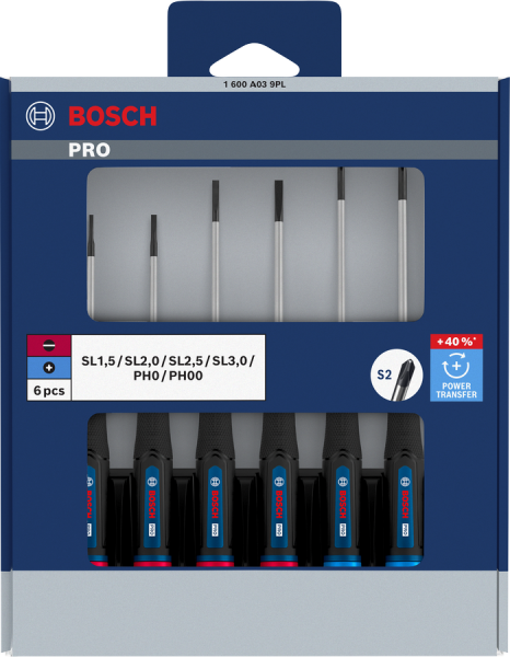 BOSCH PRO Saatçi Hassas Tornavida Seti 6 Parça