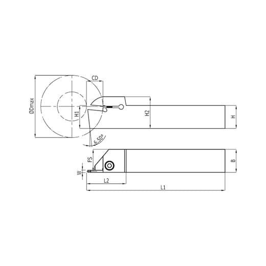 Heikenei Egt H Dış Çap Kanal ve Kesme Kateri Hrn S229