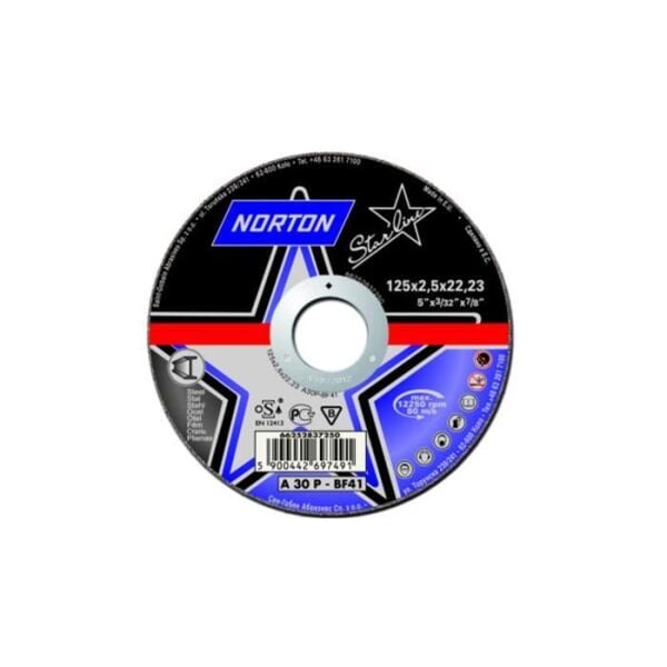 NORTON 180x2.5 mm Metal Kesme Taşı (Starline)