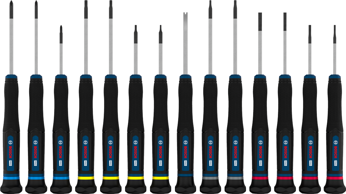 BOSCH PRO Saatçi Hassas Tornavida Seti 14 Parça