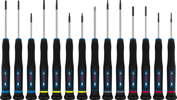 BOSCH PRO Saatçi Hassas Tornavida Seti 14 Parça