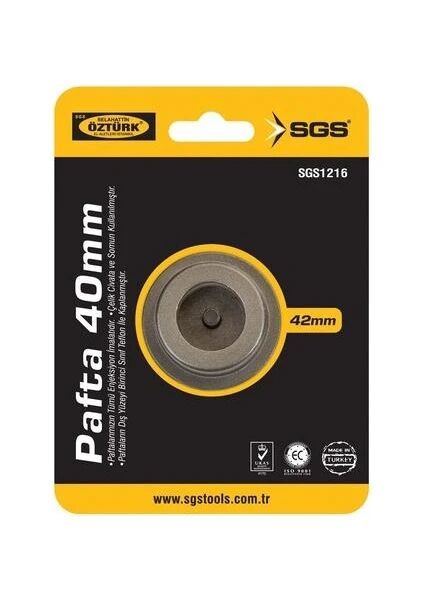 SGS 1216- PPRC Boru Kaynak Makine Paftası 40 mm