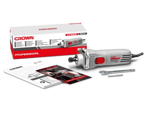 CROWN CT13308 Kısa Kalıpçı Taşlama 600 Watt