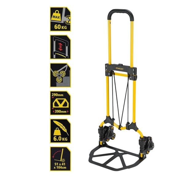 STANLEY FT584 Merdiven Çıkabilen Katlanır El Arabası