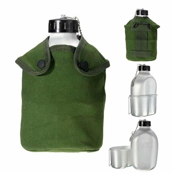 ROX Camping Taşıma Kılıflı Alüminyum Matara Seti (153CAMP0144)