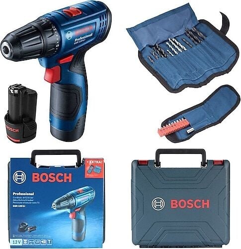Bosch GSR 120-Li + 23 Parça Vidalama Seti - 06019G8002