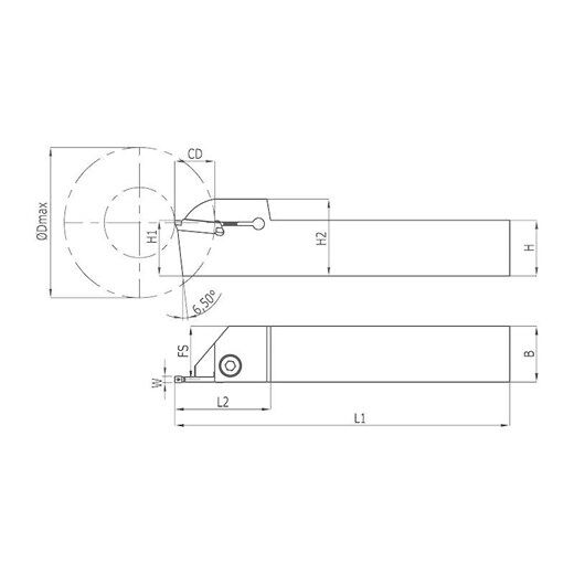 Heikenei Egt Hk Dış Çap Kanal ve Kesme Kateri Hrn S224