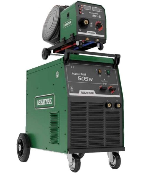 ASKAYNAK SUPERMIG 505 SP Gazaltı Kaynak Makinası 500 Amper (Sinerjik - Pulse - Su Soğutmalı)