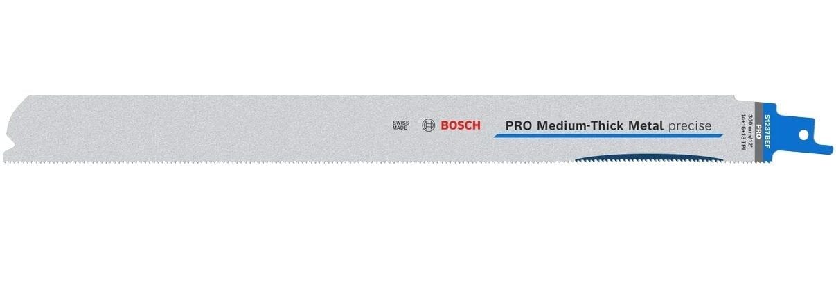 BOSCH PRO S 1237 BEF Metal Kesimi İçin Orta Hizmet Tilki Kuyruğu Testere Ucu 300 mm