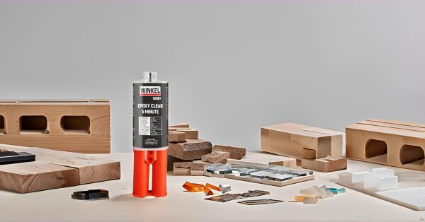 WINKEL 20065 PRO 5 MINUTE Clear Çift Kompenantlı Epoksi 25 GR.