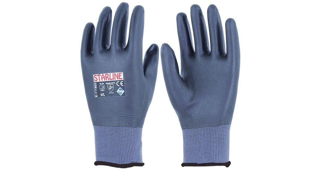 STARLINE E-111805 Köpük Nitril Eldiven 9 Numara