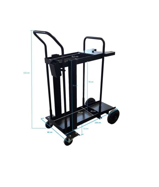 UNIARC Kaynak Makina Taşıma Arabası Tekerlekli Tip 2