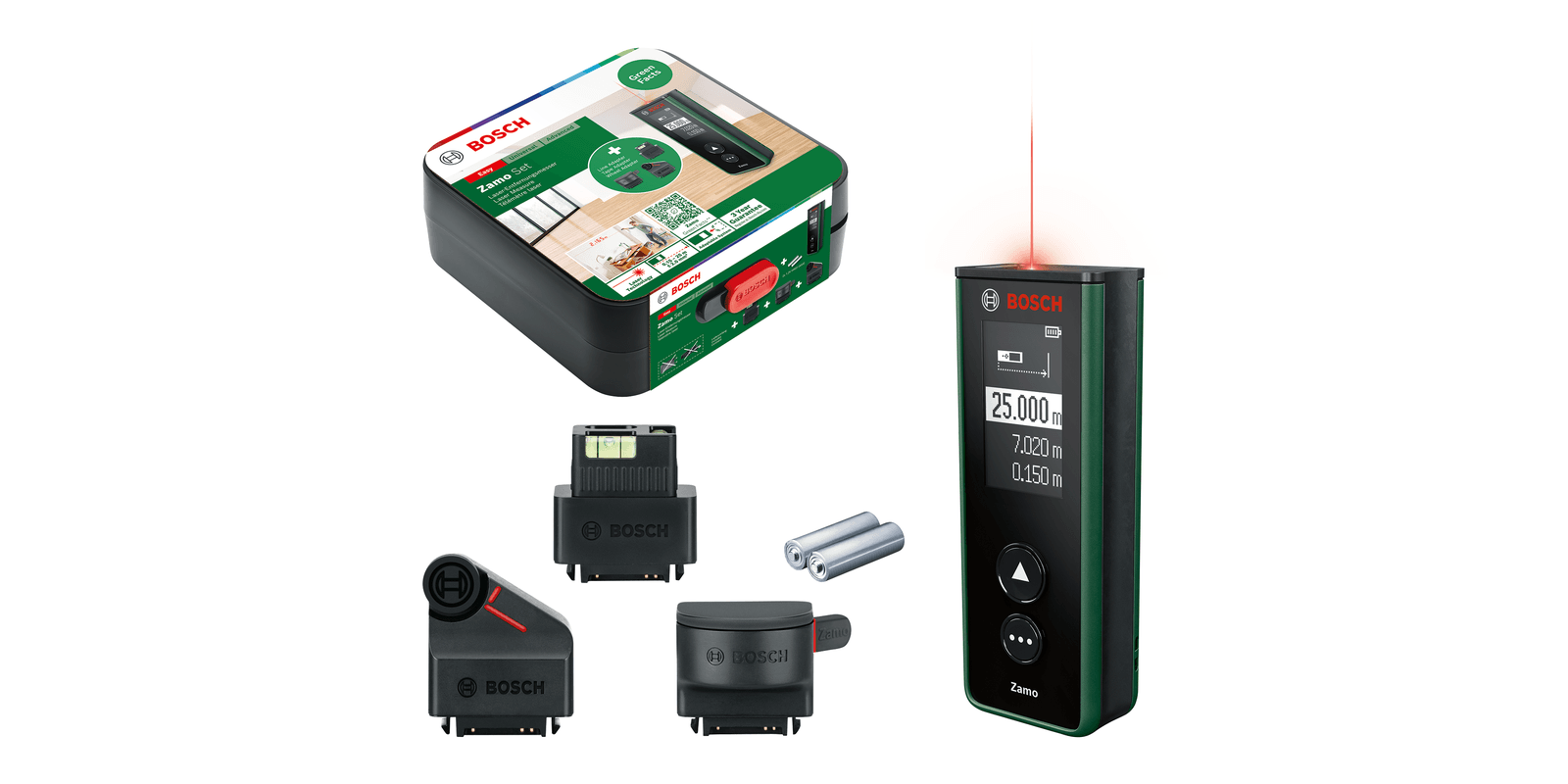 Bosch Zamo 3 Dijital Lazer Metre Setli  - 0603672901