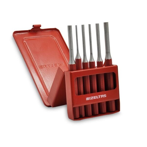 İzeltaş- Düz Pim Zımba Takımı 6 Parça - 5550001006