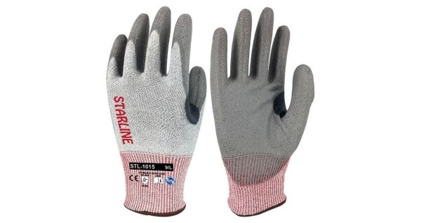 STARLİNE STL-1015 Kesilmeye Dirençli PU Köpük Eldiven 9 Numara