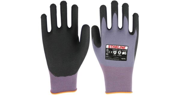 STARLİNE STL-1201 Nitril Köpük Eldiven 9 Numara