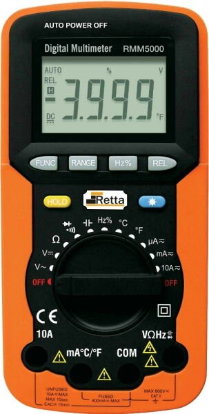 Retta AC/DC Dijital Multimetre - RMM5000