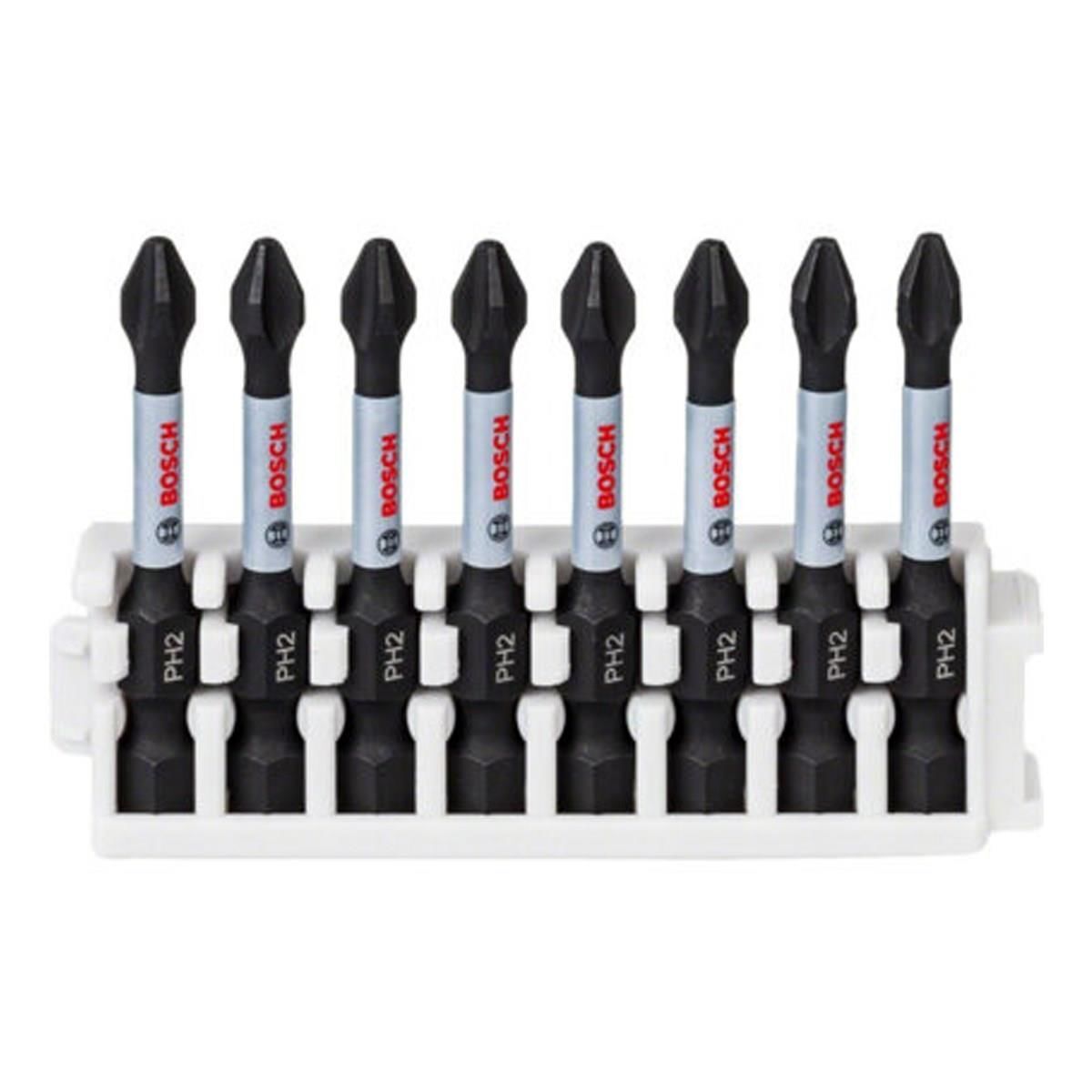 Bosch ImpactC Yıldız Vidalama Ucu Bits Takımı PH2*50mm 8'li - 2608522330