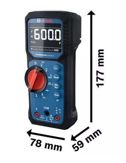 BOSCH GDM 600-15 Dijital Multimetre Elektrik Ölçü Aleti Avometre