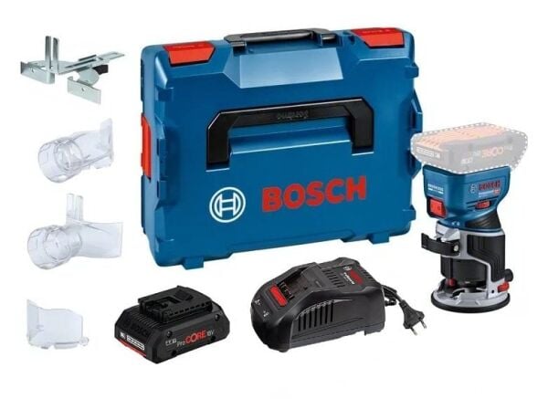 BOSCH GKF 18V-8 Avuç Tip Akülü Freze 4 Ah Tek Akülü