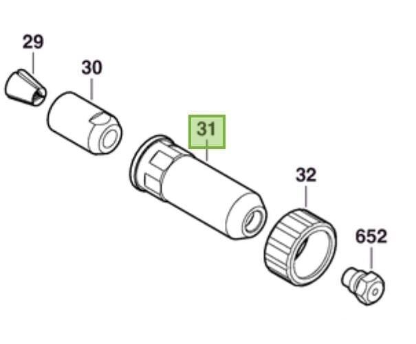 Bosch Yedek Parça Kovan GRG 18 Perçin Tabancası İçin