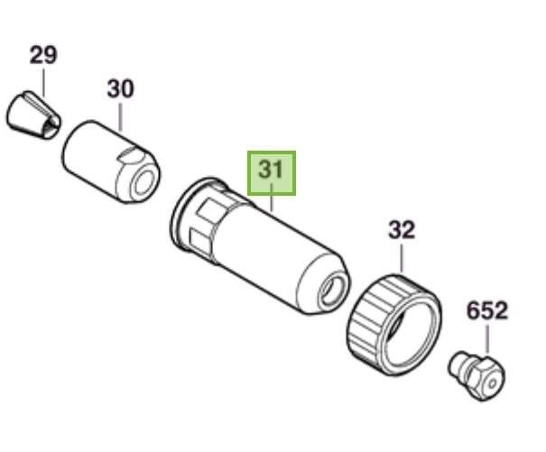 Bosch Yedek Parça Kovan GRG 18 Perçin Tabancası İçin