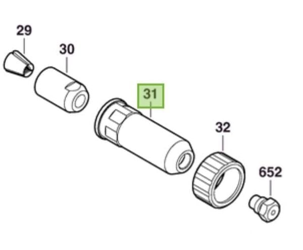 Bosch Yedek Parça Kovan GRG 18 Perçin Tabancası İçin