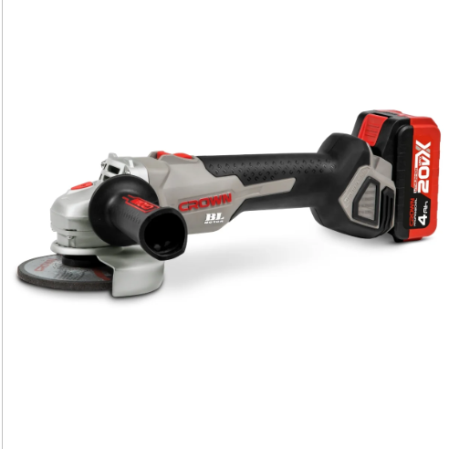 CROWN CT23001-115HX-4 BMC Akülü Avuç Taşlama 20 Volt 4 Amper Çift Akülü