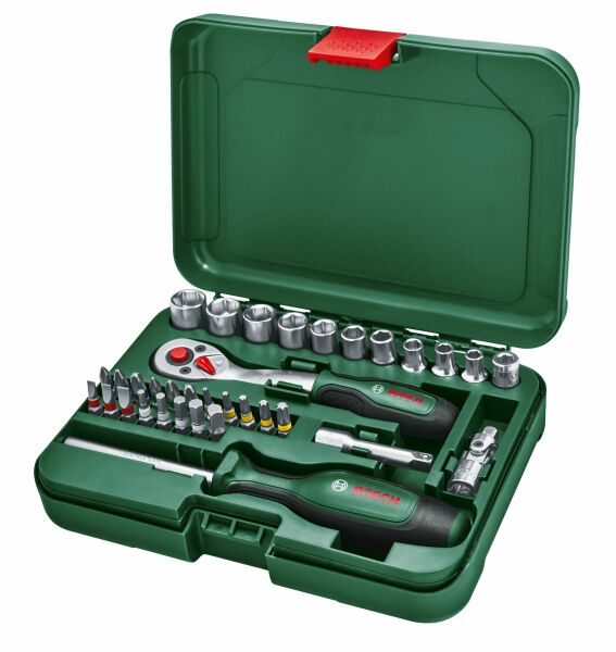 BOSCH 34 Parça Bits Tornavida ve Lokma Takımı (1600A02BY1)