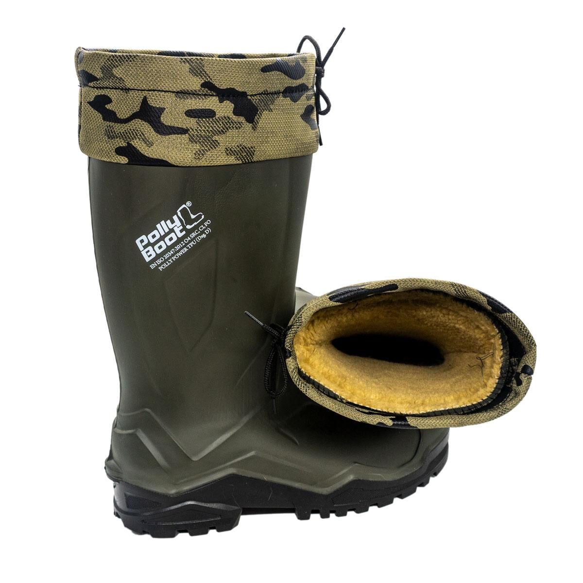 POLLYBOOT Power Rıgger 04 İçi Yünlü Boğazlı Avcı Çizmesi (Numara Seçiniz)