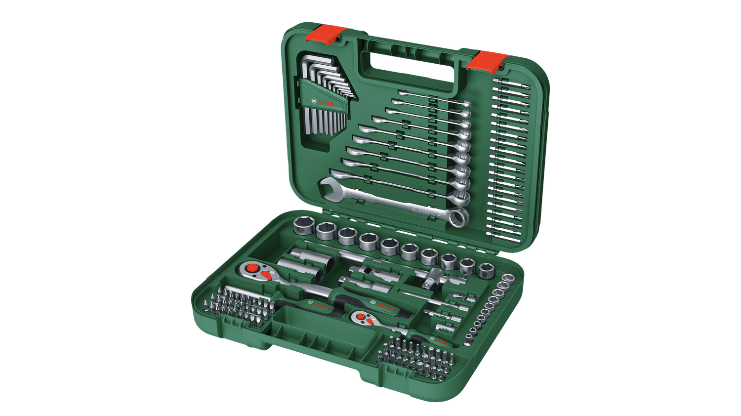 BOSCH 132 Parça Çok Amaçlı Montaj - Anahtar ve Lokma Seti