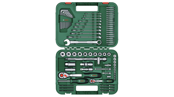 BOSCH 132 Parça Çok Amaçlı Montaj - Anahtar ve Lokma Seti