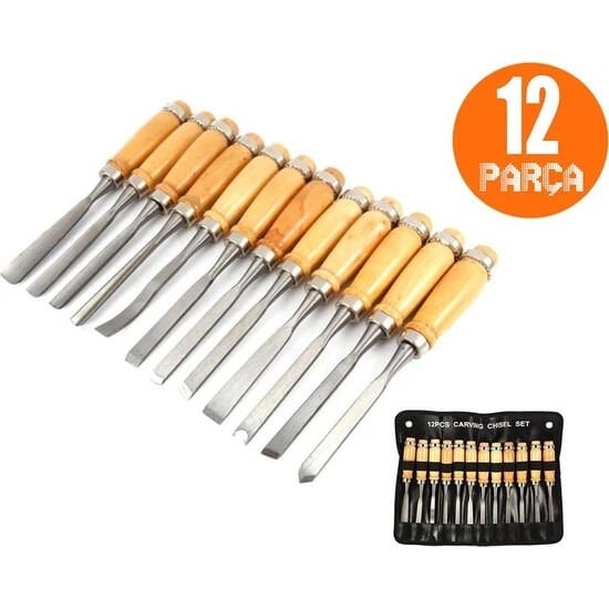 SAKATA AHŞAP OYMA SETİ 12 PARÇA WD100812