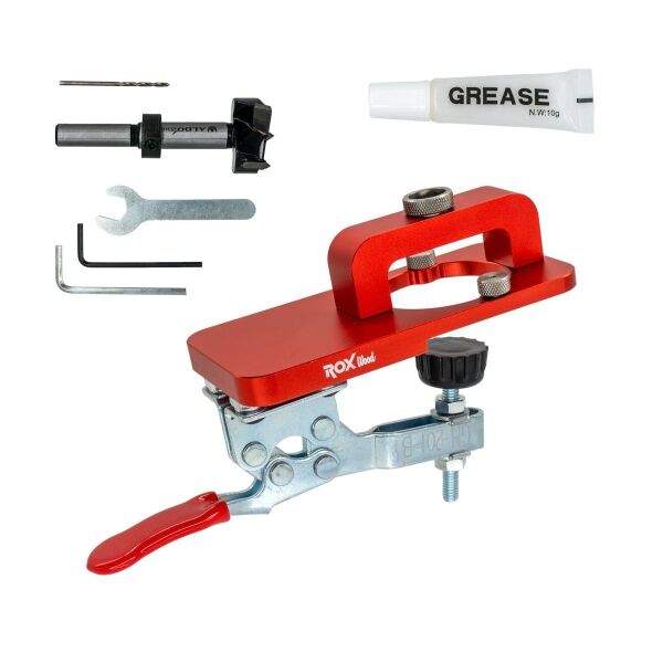 ROX Wood Tas Menteşe Yeri Açma Kılavuz Seti (153ROX0156)