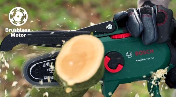 BOSCH EasyChain 18V-15-7 Şarjlı Zincirli Budama Makinası 18 Volt