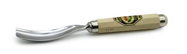 KIRSCHEN Two Cherries Bükülmüş Oluklu Iskarpela 40 mm (Cut 7 - 3116040)