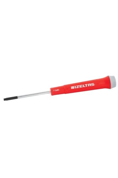 İzeltaş- Elektronikçi Tip Klemens Torx Uçlu Tornavida T10X60